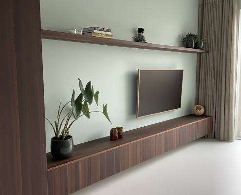 Lariks hout interieur maatwerk Rotterdam